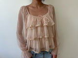 fairy ruffle blouse