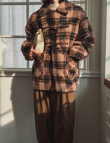 Oted Check Double Coat