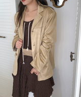 Autumn Suede Collar Jacket