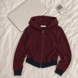 Back-Printed Zip-up 💛 Horse Slim Hoodie Zip-up (4 colors)