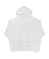 US フーディー アイボリー