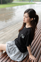 コラボレーション Meow Tシャツ | miumiu × 60% - BLACK