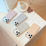 Leopard Star Glossy iPhone Case