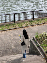 [MADE] Harmo layered knit skirt