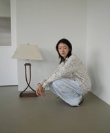 Cotton Roll-up Oversized Shirts - Floral