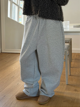 Hairy crop round knit cardigan(3color)