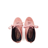 スエードオープントゥヒール (Pink)