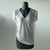 SEETHROUGH SLIM LINE TSHIRT WHITE