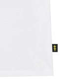 OVERSIZED HIP HOP DANCE STUDIO PUNK GRAPHICS SHORT SLEEVE T-SHIRT_WHITE