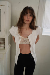 Rib biker leggings_black
