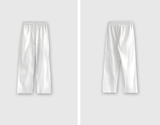 Otter Linen Straight Elastic Waist Pants / 4 colors