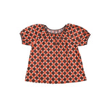 カクテルドットブラウス (Orange)