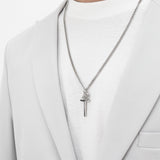 a men's cross necklace_CLEF CROSS NO.4 NEC