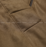 Cali Suede Overfit Rivet Bruson Jacket