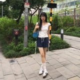 ラフェンバンディングリボンポケットショートパンツ