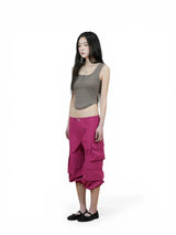 MIDI MOUNTAIN PANTS (RASPBERRY)