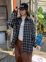 スローツーウェイチェックシャツ (2C)