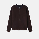 フォグリップジップアップニット