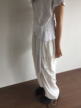 Slit Summer Parachute Pants (3color)