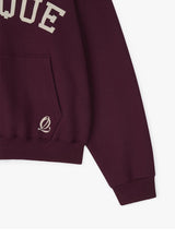 LONQUE HOOD ZIP-UP (WINE)