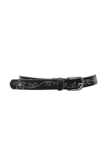 Flower cubic belt (Black,White)