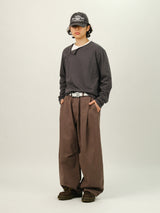 AND Pin-tuck Balloon Pants
