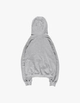 EXP WARLD LOGO HOODIE ZIP UP GRAY