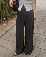 Tsar Pintuck Wide Slacks