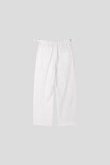 ASCLO Coolever Side Buckle Linen Denim Slacks (3color)