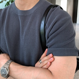  Jake Summer Daily Silket Hachi Round Short Sleeve Knit