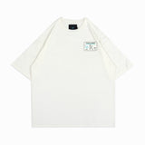 FAITH FADE Absence of Happiness - Identity Crisis Wide Oversized Tee (White)