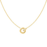[worn by kim heejae gfriend sowon] gold linked 14k gold plating + 925 silver necklace N062-02G