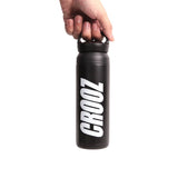 GRIP BLACK | CROOZ INSULATED VACUUM TUMBLER 500ML