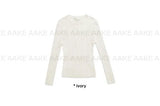 HENLEY BUTTON SLIM KNIT