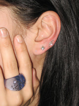 [925silver] Stitch piercing (Silver)