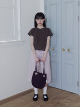TULIP STRIPE CAPRI PANTS (PINK)