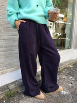 Wavy wide pants (3color)
