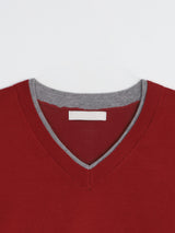 Fitz layered vneck