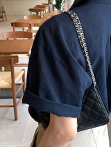 プラン オーバーサイズ リネン ショートスリーブ シャツ 3カラーズ
