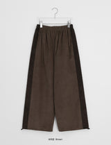 25FW★ [BAONHAUS] セルンカラーマッチングコーデュロイワイドパンツ