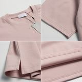 Ponte layered short sleeve t-shirt