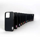 【MADE】マットブラック ピュアホワイト iPhoneケース [Matte Glass/Magsafe]