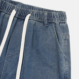 Solid Banding Wide Pants