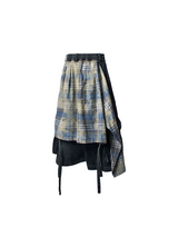 RELABEL Time Element (Extended Form) Detachable Fart Curtain Ribbon Washed Bamboo Blue Cow Shorts