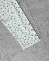 FLOWER BUTTON MIDI LEGGINGS