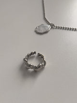 Twisted Layered Bold Ring