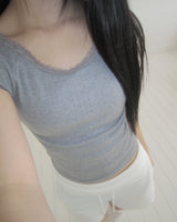 Awill Lace Short Sleeve T-Shirt