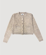 FLUFFY KNIT CARDIGAN