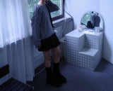 Pudding off-shoulder knit