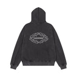 Margo Military Button Hoodie Zip-up